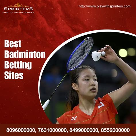 best badminton betting sites